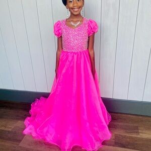 Elegant Pink Kids Dress